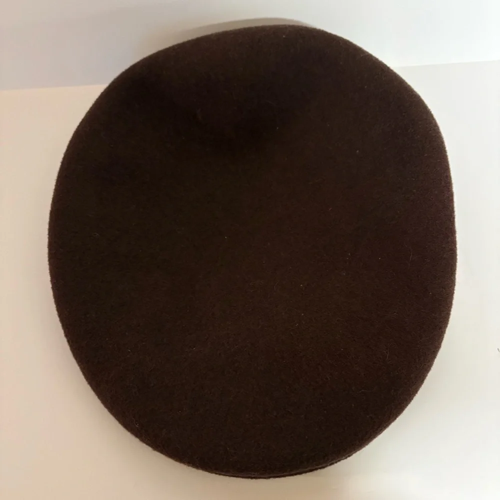 Brown wool Kangol hat - Picture 6 of 8